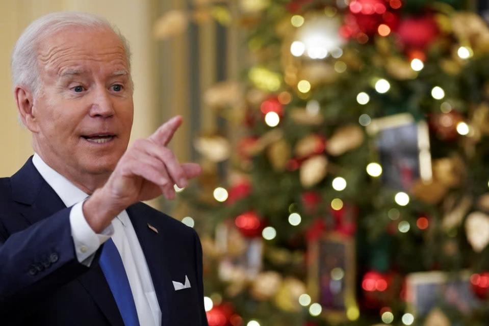 Joe Biden gave Covid-19 update ahead of Christmas  (REUTERS)