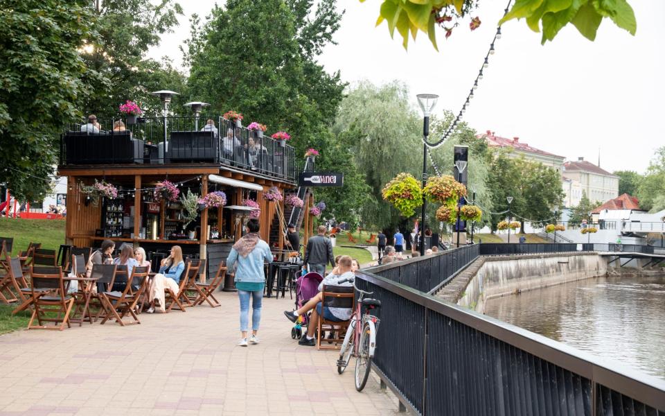 Tartu is a lively little city full of busy shops and cafes