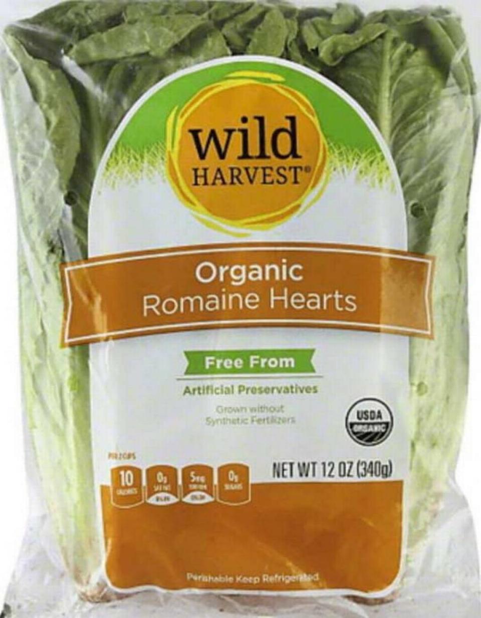 Wild Harvest Organic Romaine Hearts 