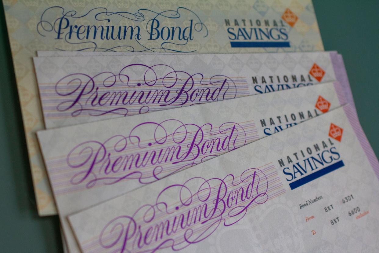 NS&I Premium Bonds issued by  National Savings