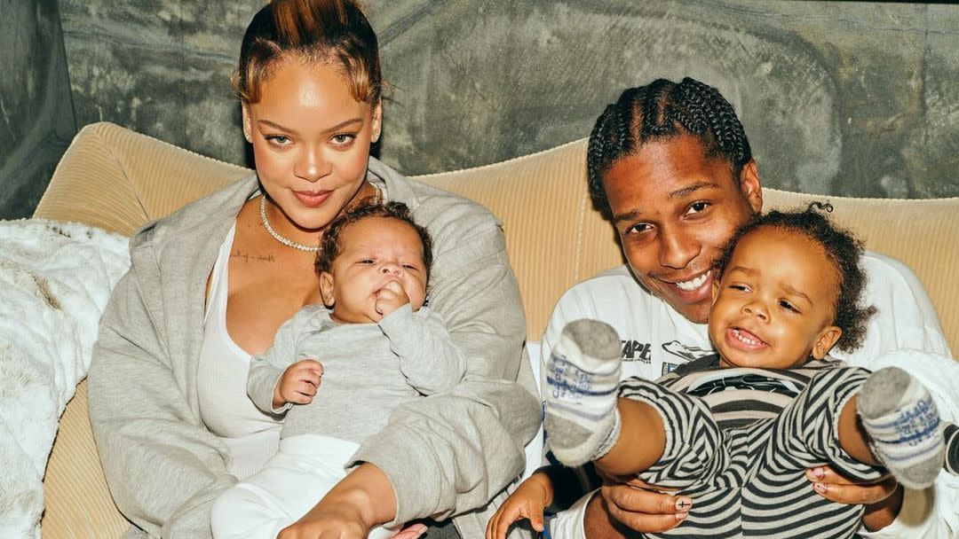 rihanna asap rocky celebrate son rzas birthday