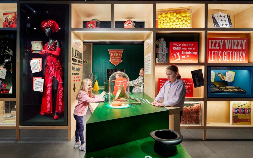 Much of the museum has interactive features suitable for engaging children