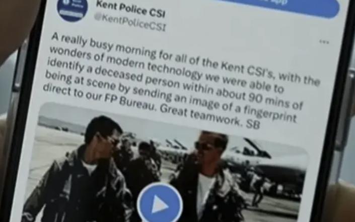 Police tweet using Top Gun GIF to celebrate forensics on my dead daughter was horrendous, says mother