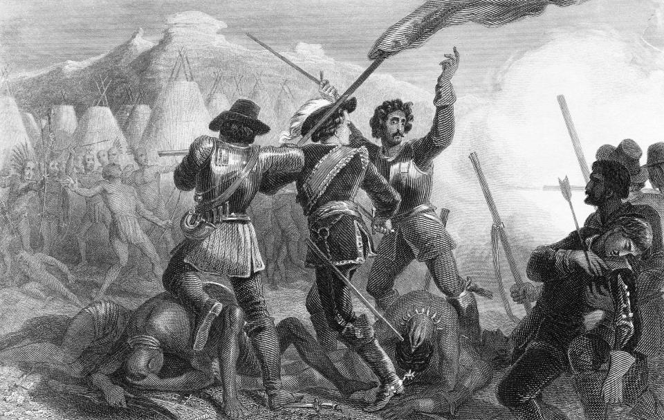 Pequot War Scene