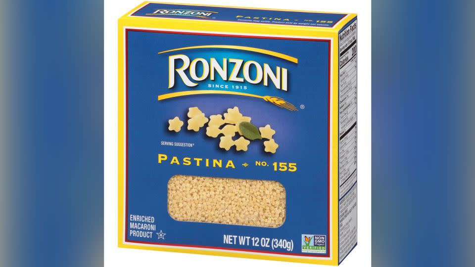 Ronzoni announced in January that the company is discontinuing its pastina pasta. - Ronzoni