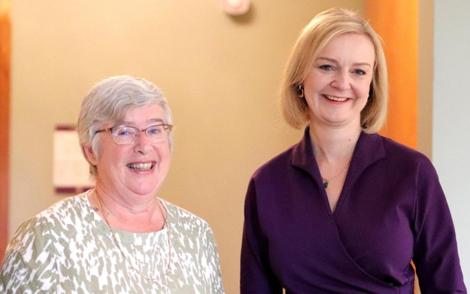 Lady Trimble and Liz Truss