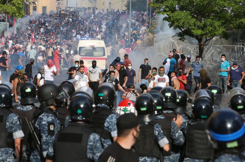 Protest against the government performance and worsening economic conditions, in Beirut