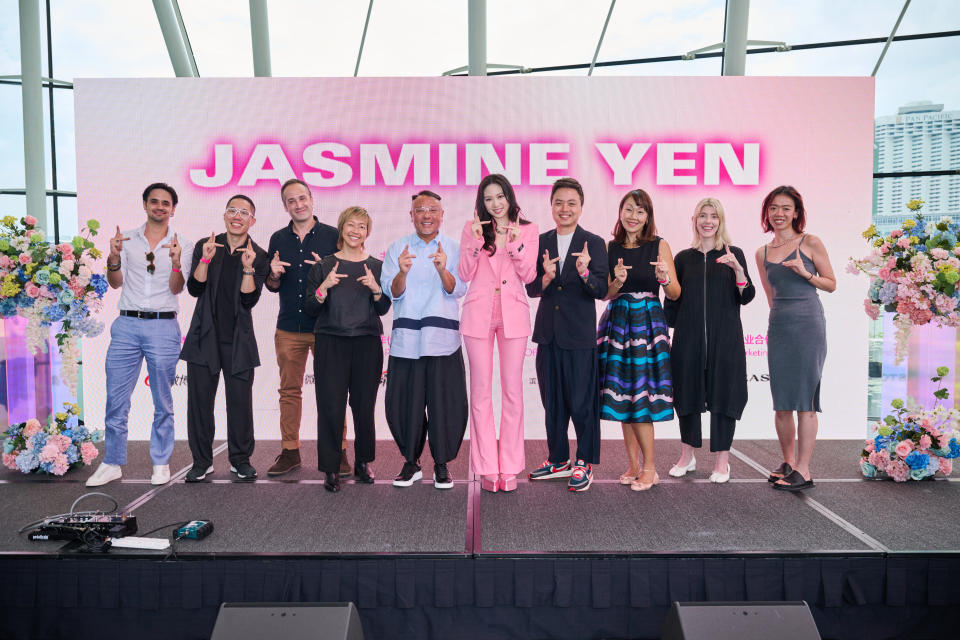 Singer Jasmine Yen at a media event on 1 August 2023 at Artscience Museum. (PHOTO: Secret Signals)