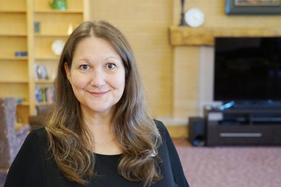 Christine Normandeau is executive director of Parkwood Mennonite Home in Waterloo, Ont., She says staff were thrilled with the idea of helping B.C. couple Sarah Joy Hopkin and Chris Jimmo plan their wedding at the long-term care facility.