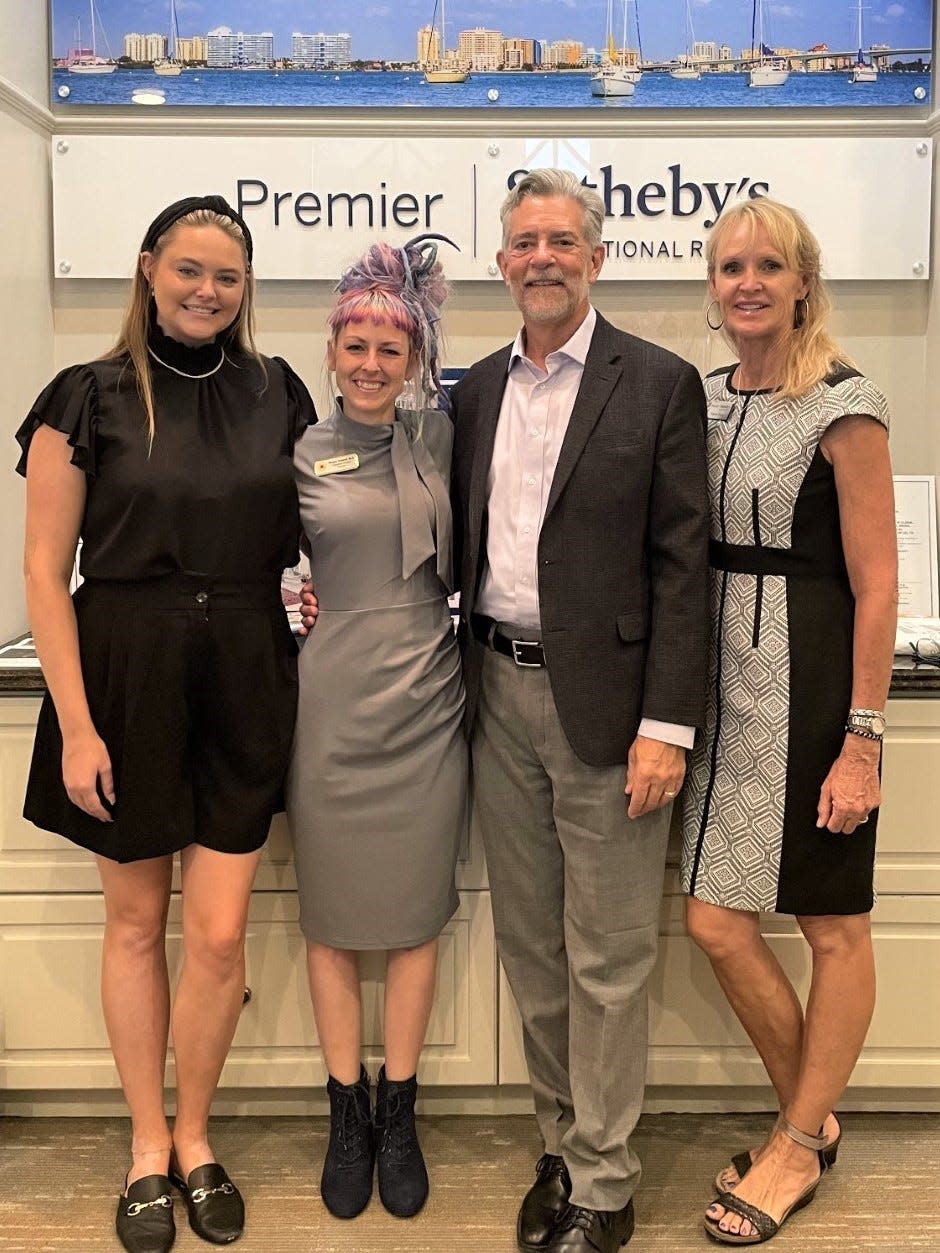 A $300,000 grant from the Charles & Margery Barancik Foundation helped Second Heart Homes buy a home in Bradenton, expanding the nonprofit’s homeless mental-health supportive housing program to Manatee County. Pictured: Megan Howell, founder and executive director of Second Heart Homes (second from left) celebrates with Premier Sotheby’s International Realty team members Emilie Sebion, Craig Cerreta and Tamara Currey, who helped facilitate the purchase.
