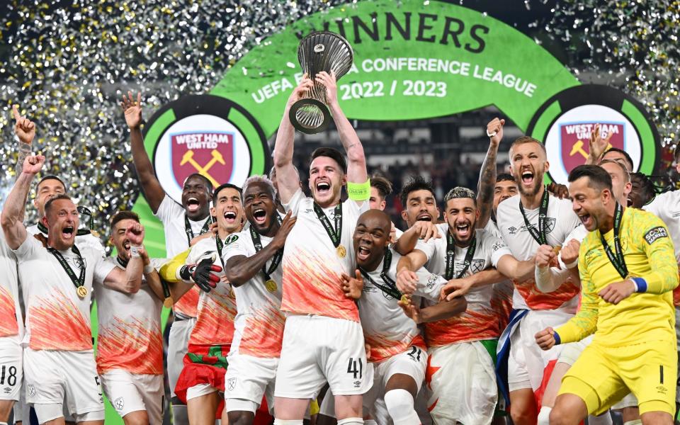 West Ham win Europa Conference League thanks to last-gasp Jarrod Bowen strike - Thomas Eisenhuth - UEFA/UEFA via Getty Images