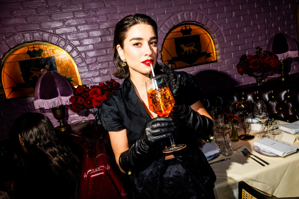 Simona Tabasco at the Rouge Dior Dinner held at La Dolce Vita.
