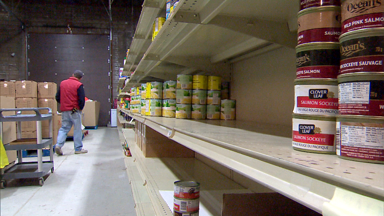 Volunteers step up to replace Veterans Food Bank in Calgary