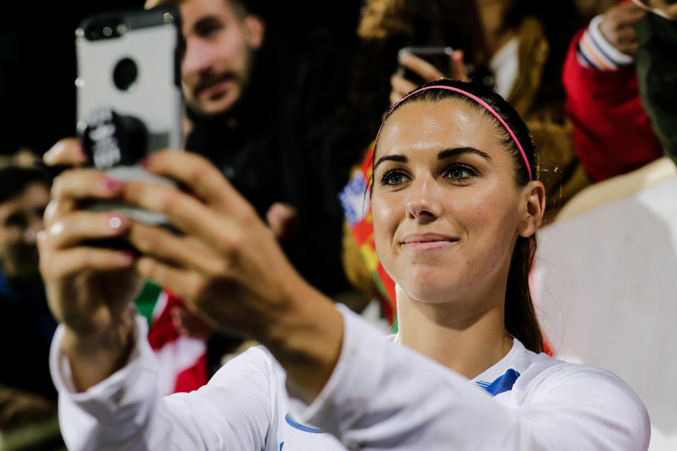 The 2019 FIFA Women’s World Cup might be U.S. striker Alex Morgan’s ultimate moment. (Getty)