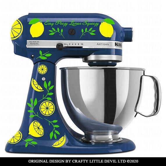 Lemon Mixer Decal