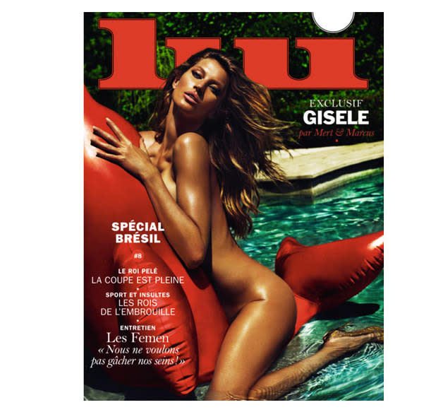 Gisele Bundchen poses nude for Lui magazine