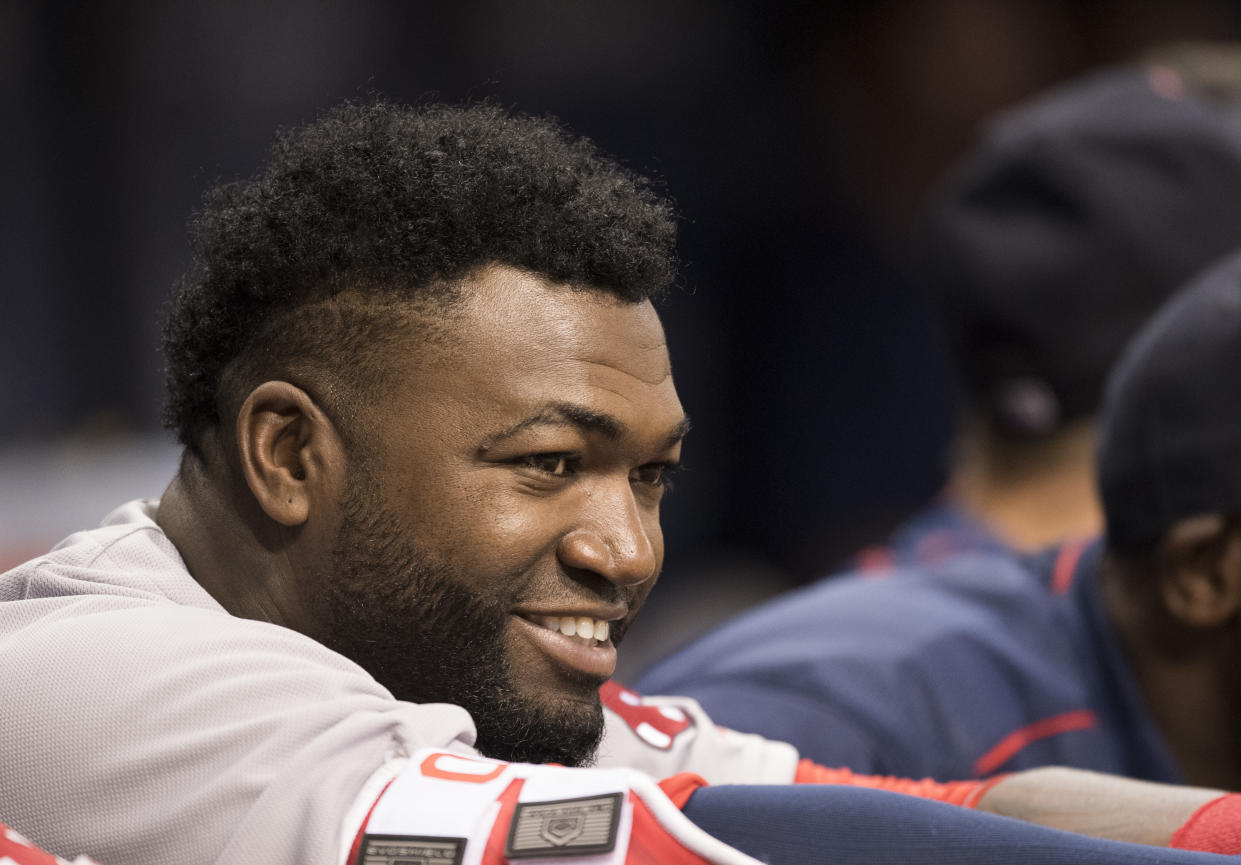 A spokesman said that David Ortiz has taken his first steps since being shot in the back Sunday in the Dominican Republic. (Getty)