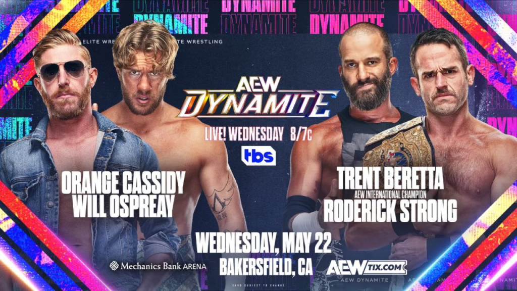 Will Ospreay In Action, FTW Contenders Match & More Announced For 5/22 AEW Dynamite, Updated Card