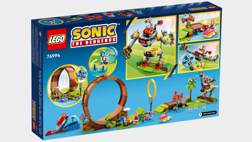 Sonic’s Green Hill Zone Loop Challenge set and box