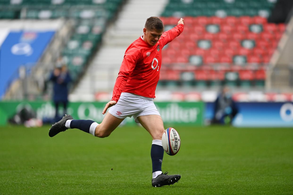 <p>Owen Farrell leads England against Wales this weekend in the Autumn Nations Cup</p> (Getty)