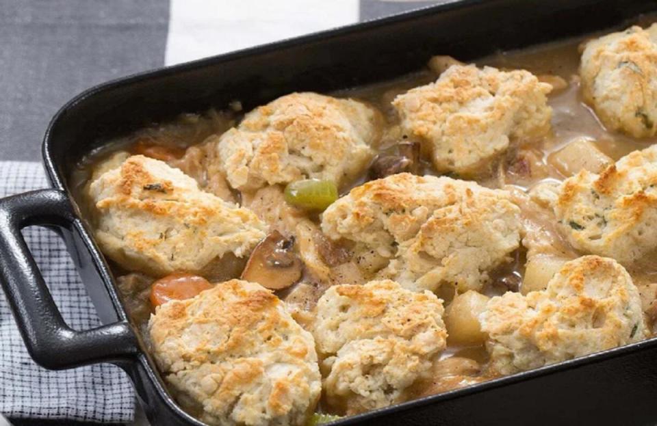 Chicken & Sage Biscuit Pot Pie