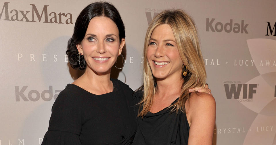 Courtney Cox wants everyone to leave Jennifer Anniston alone, thank you very much