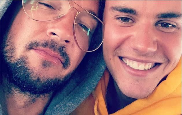 Justin Bieber and Carl Lentz. Source: Instagram