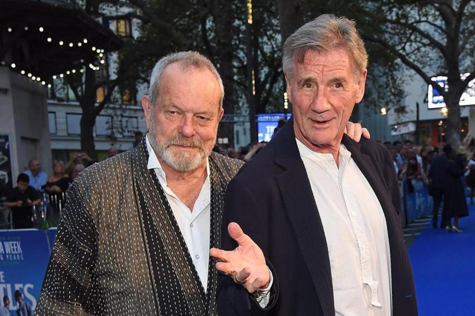 Old pals: Michael Palin with Terry Gilliam (Dave Benett)
