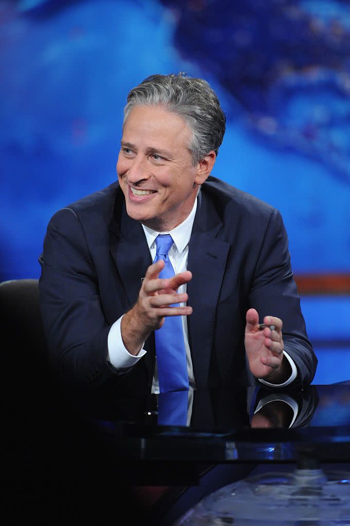 Without Beard: Jon Stewart