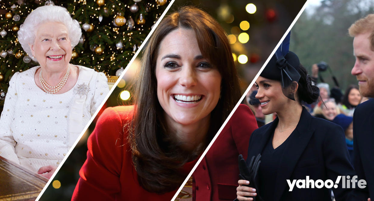 Festive moments the Royal Family have enjoyed over the years. (Getty Images)