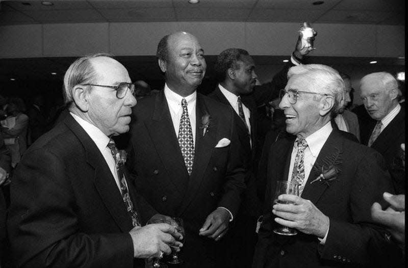 Yogi Berra, Larry Doby and Phil Rizzuto