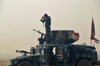 Tens of thousands of Iraqi fighters have been advancing on Mosul from the south, east and north after an offensive was launched on October 17 to retake the last major Iraqi city under control of the Islamic State group