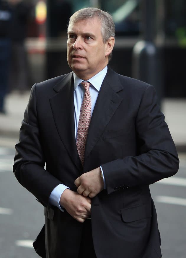 The Duke of York arrives at the Headquarters of CrossRail in Canary Wharf on March 7, 2011 in London, England.  (Photo: Dan Kitwood via Getty Images)