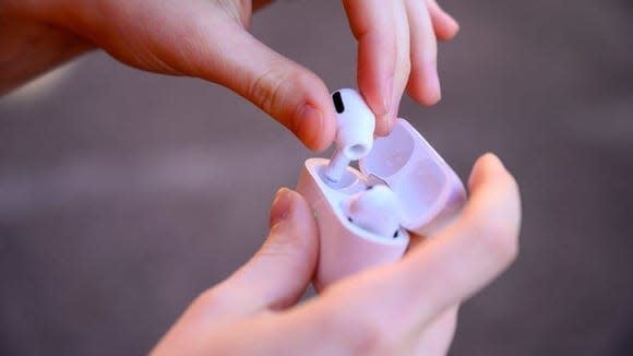 Apple's AirPods Pros feature soft silicone tips, ideal for those with sensitive ears.