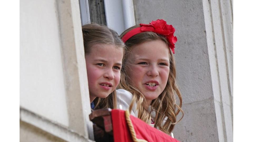 Mia Tindall and Princess Charlotte