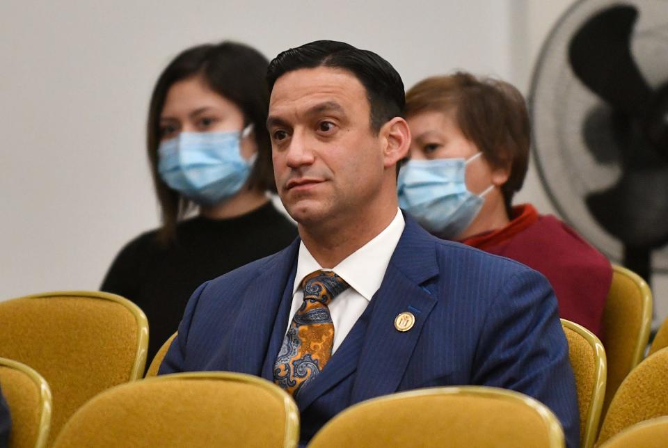 "We should be making sure that no biological female is prevented from achieving her dreams ... due to the fact that she had to compete and lose against a biological male," said state Sen. Michael Testa.