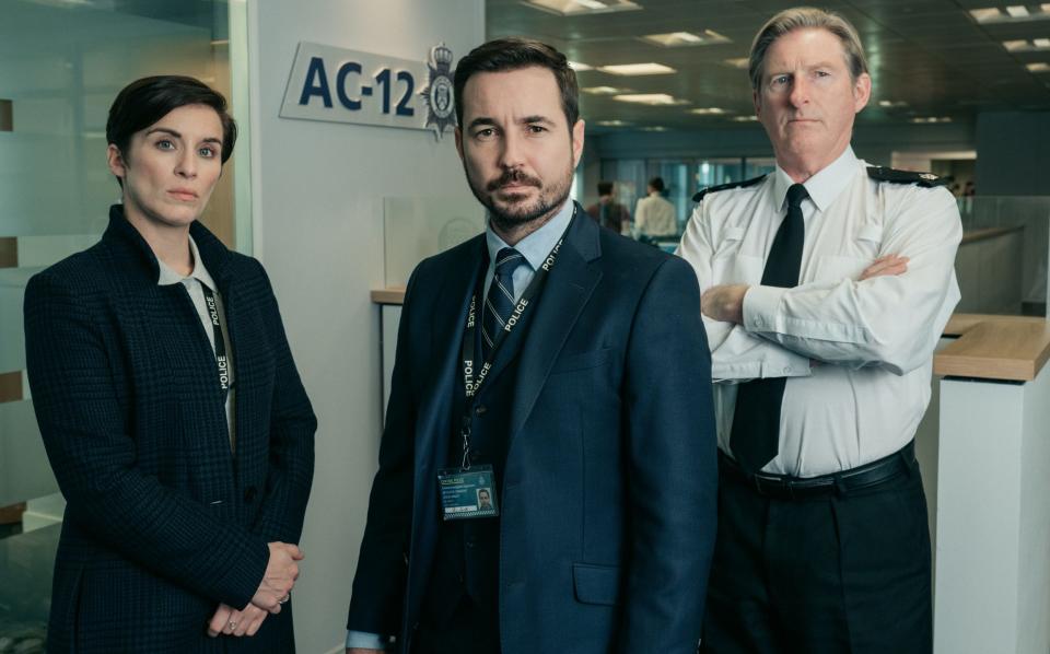 Compston in his famous role as DI Steve Arnott in Line of Duty - ITV