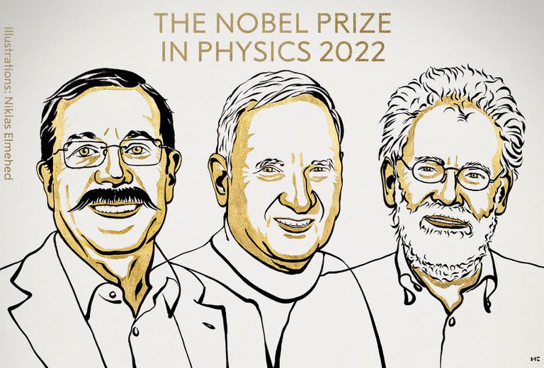 Tres físicos ganaron el Premio Nobel 2022 por sus experimentos con fotones entrelazados