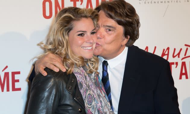 Bernard Tapie et sa fille Sophie Tapie lors de l'avant-première du film 