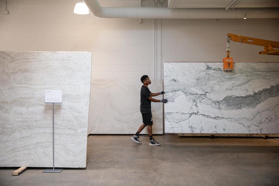 Part of the excitement of visiting an Ann Sacks gallery is selecting your marble slab on the spot; designers in the greater New York area will have this opportunity come September, when the company’s newest location will open in Long Island City, Queens