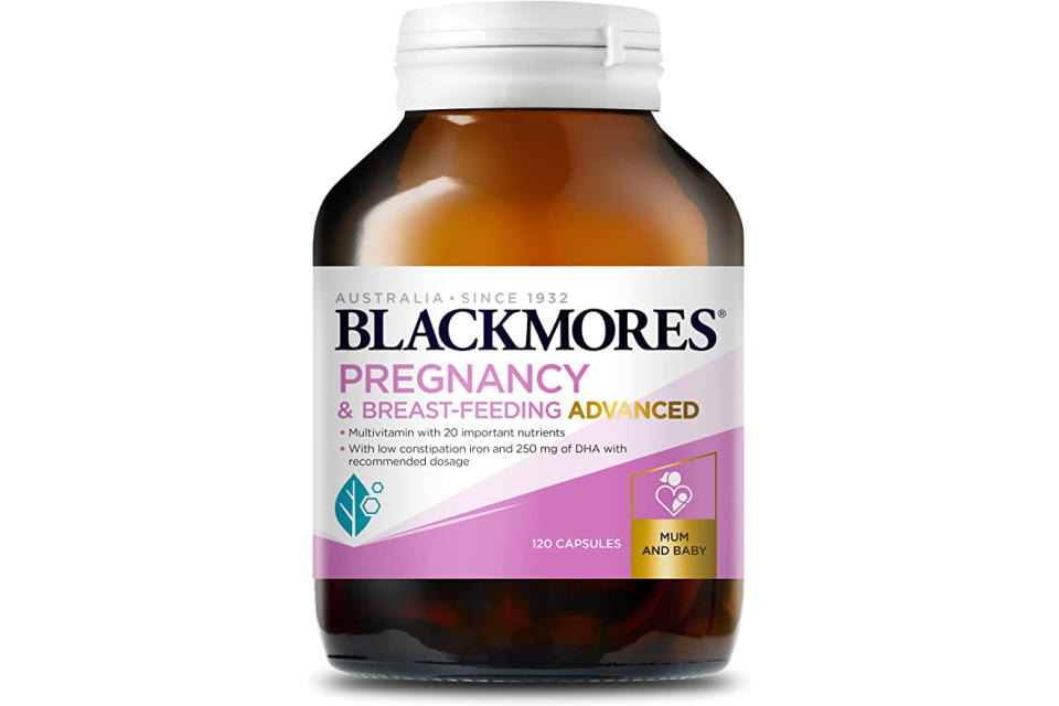 Blackmores Pregnancy and Breast-Feeding Advanced, 120ct. (Photo: Amazon SG)