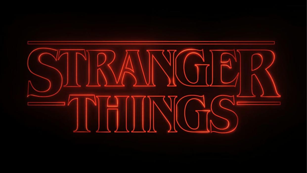  Stranger Things season 1 logo. 