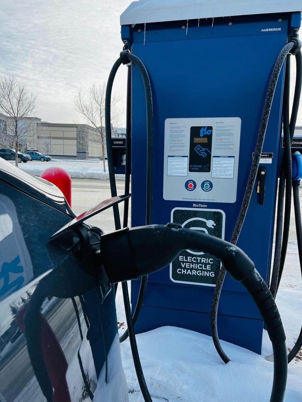 One of the locations for fast-charging electric vehicles in Saskatoon is in Stonebridge. (Plugshare.com - image credit)