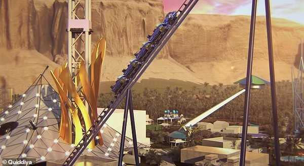 沙烏地阿拉伯的「六奇奇地亞」主題樂園將打造世界最快的雲霄飛車。（圖／翻攝自sixflags官網）