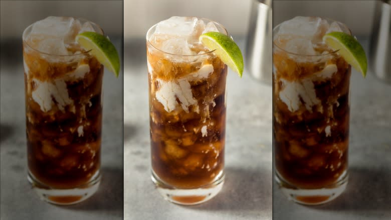 dirty soda with lime