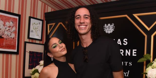 Vanessa Hudgens and Fiancé Cole Tucker Step Out for Pre-Super Bowl