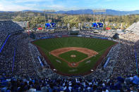 A rendering of Dodger Stadium's upcoming $100 million dollar face lift.