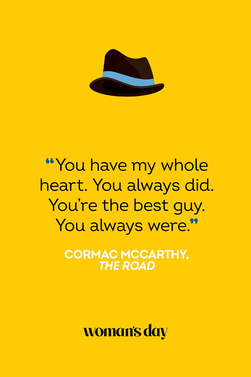fathers day quotes cormac mccarthy the road
