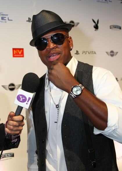 Ne-Yo arrives at the Playboy Party