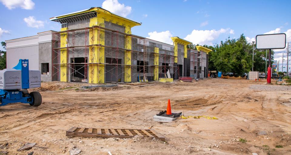 Can't get enough barbecue options? Tropical Smoothie and Mission BBQ are building in this plaza along State Road 200 at the former Cody's Roadhouse site in Ocala.